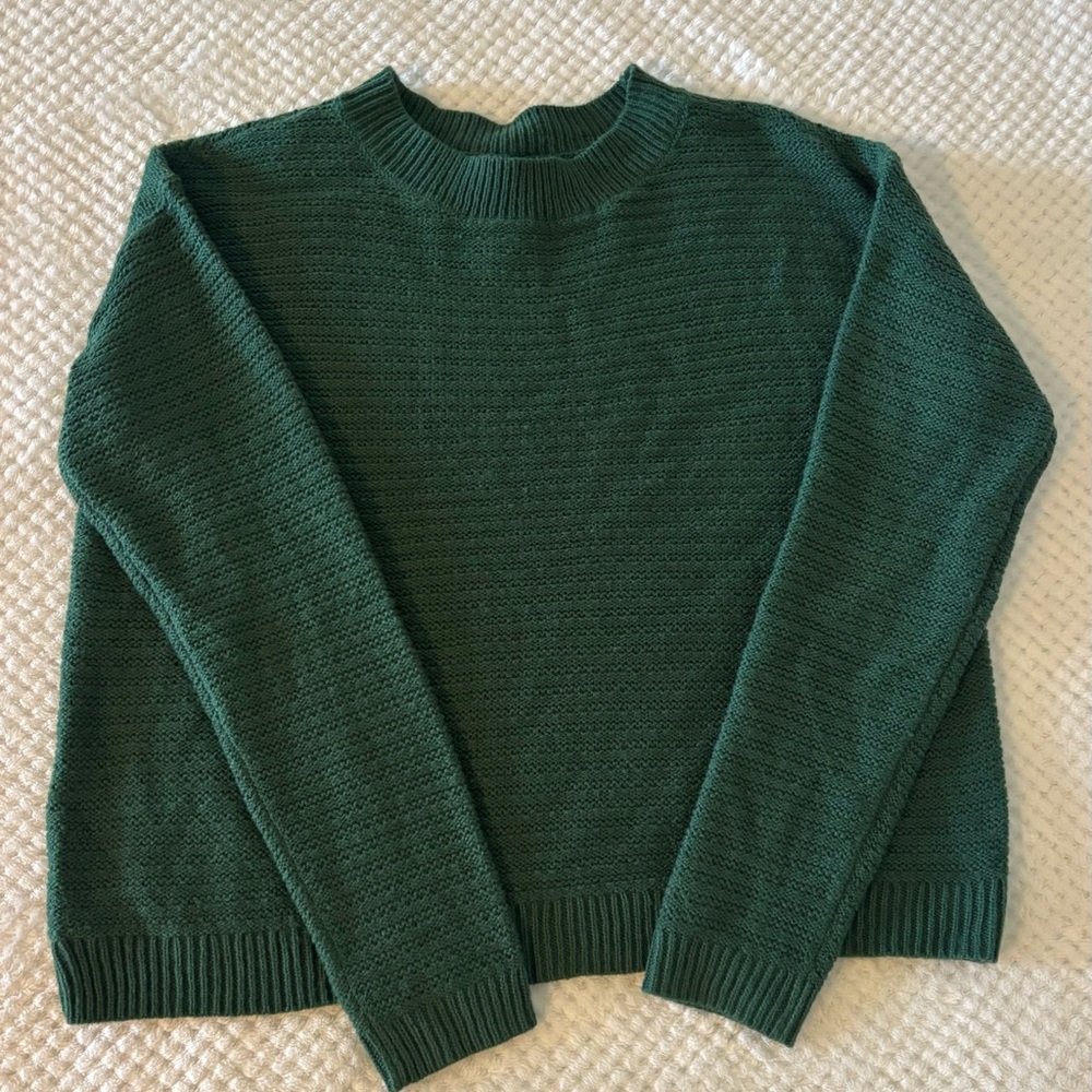 Arizona Jean Company Forest Green Crew Neck Sweater
